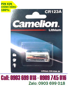 Camelion CR123A; Pin 3v lithium Camelion CR123A _Vỉ 1viên